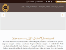 Tablet Screenshot of kafehotel.com.br